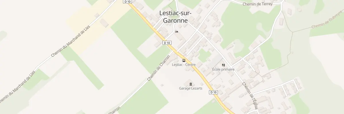 Plan du 1 Che de Charron à Lestiac-sur-Garonne