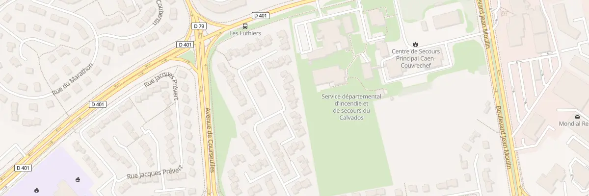 Plan du 58 Rue des Luthiers à Caen