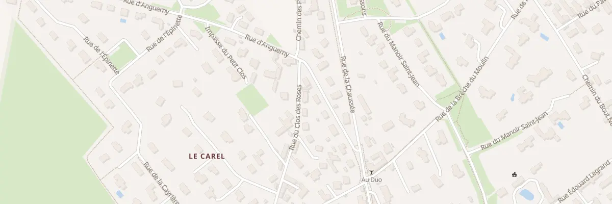 Plan du 26 Rue du Clos des Roses à Mathieu