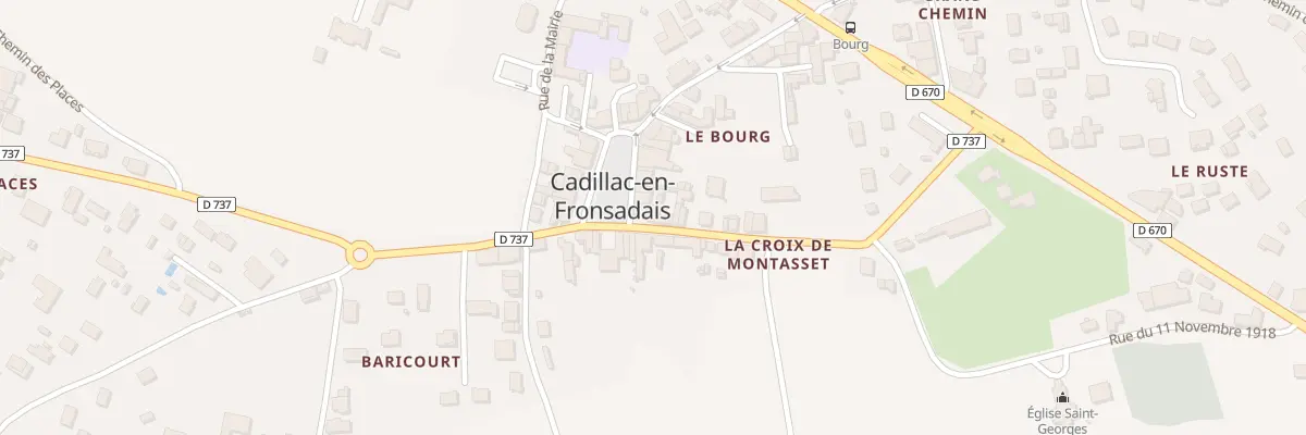 Plan du 8 Rue du 8 Mai 1945 à Cadillac-en-Fronsadais