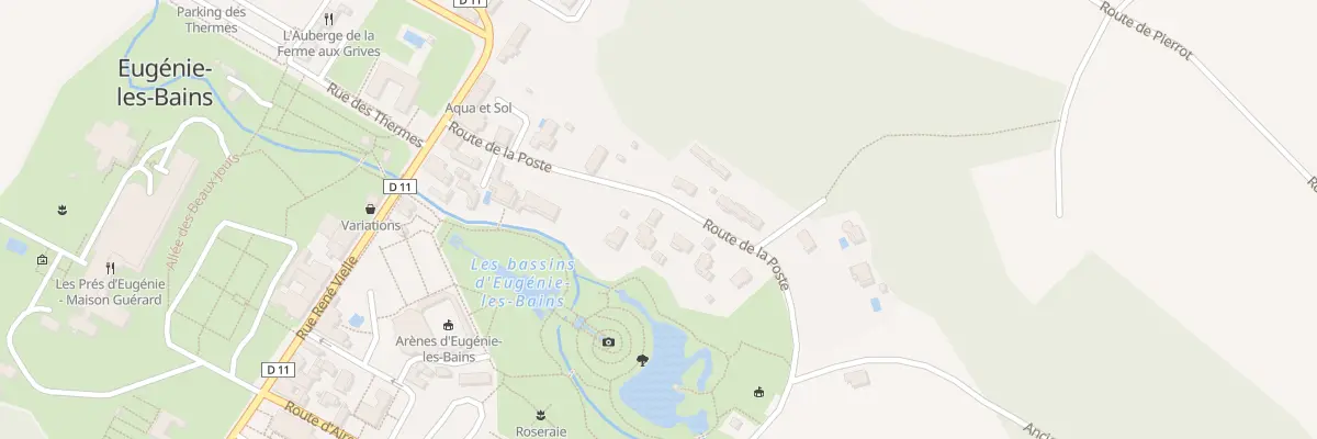 Plan du 180 Rte de la Poste à Eugénie-les-Bains
