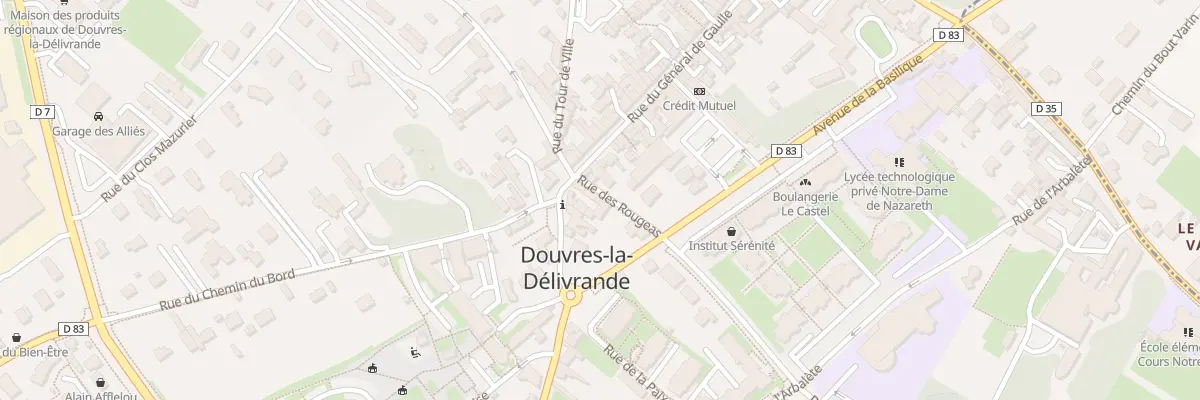 Plan du 6 Rue des Rougeas à Douvres-la-Délivrande