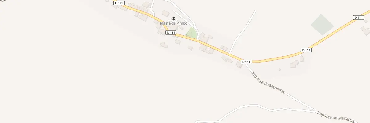 Plan du 96 Pentes de Barène à Pimbo