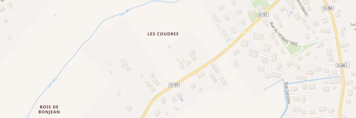 Plan du 36 Rte de Blaye à Bussac-Forêt