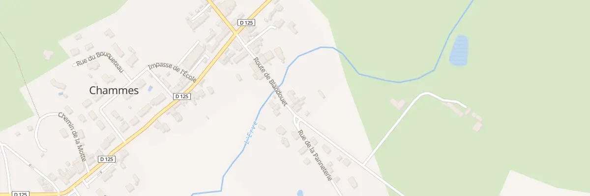 Plan du 13 Rte de Blandouet à Sainte-Suzanne-et-Chammes