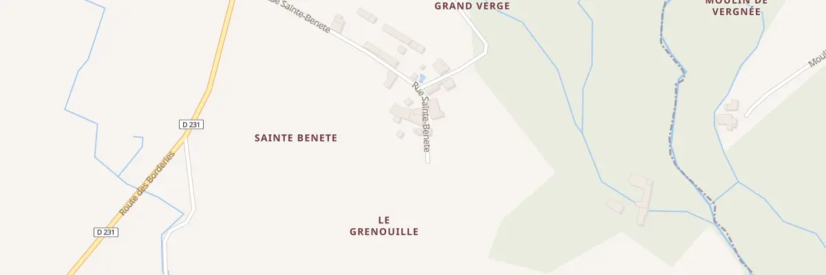 Plan du 18 Rue Sainte Benete à Migron