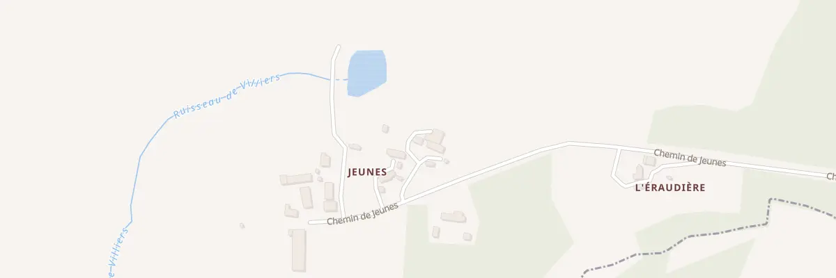 Plan du 640 Che de Jeunes à Bais