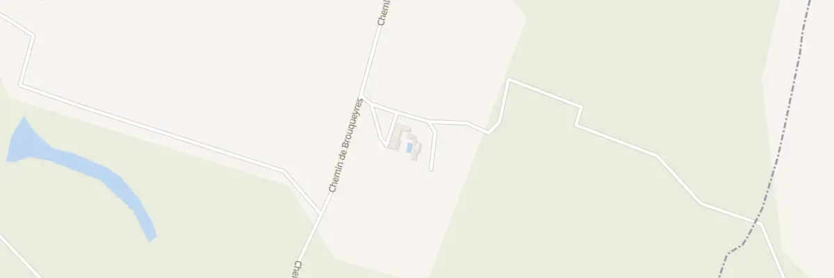 Plan du 691 Che des Brouqueyres à Laglorieuse