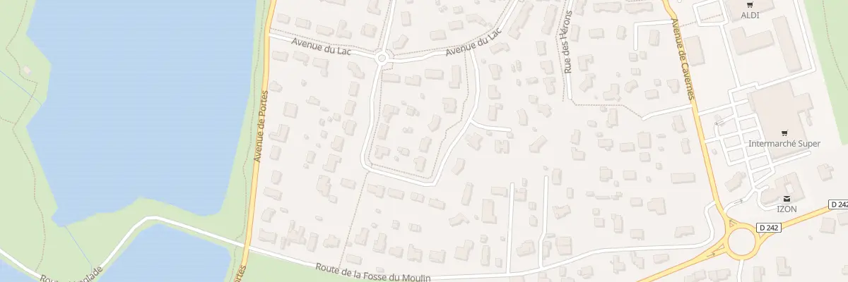 Plan du 7 Rue des Cygnes à Izon