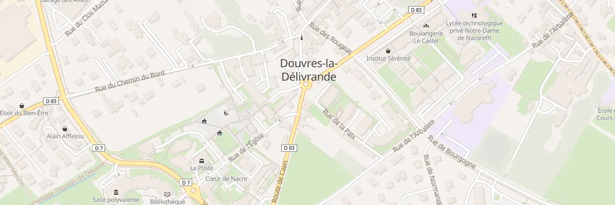 Plan du 8 Pl de l’Ancienne Mairie à Douvres-la-Délivrande