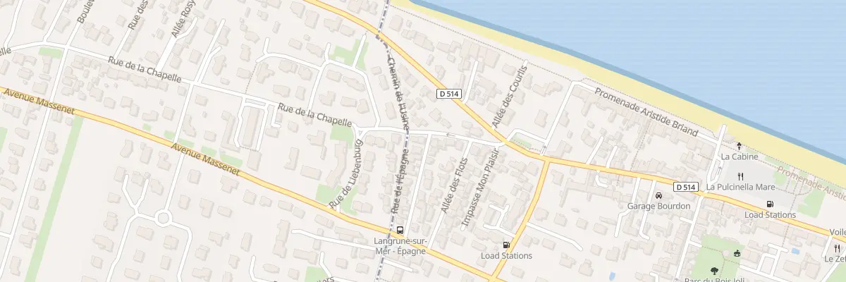 Plan du 2 All des Fleurs à Langrune-sur-Mer