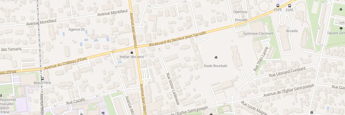 Plan du 24 Rue Victor Ladevèze à Pau