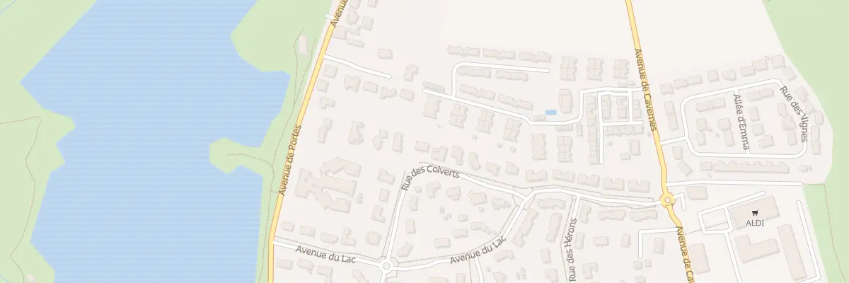 Plan du 11 Rue des Colverts à Izon