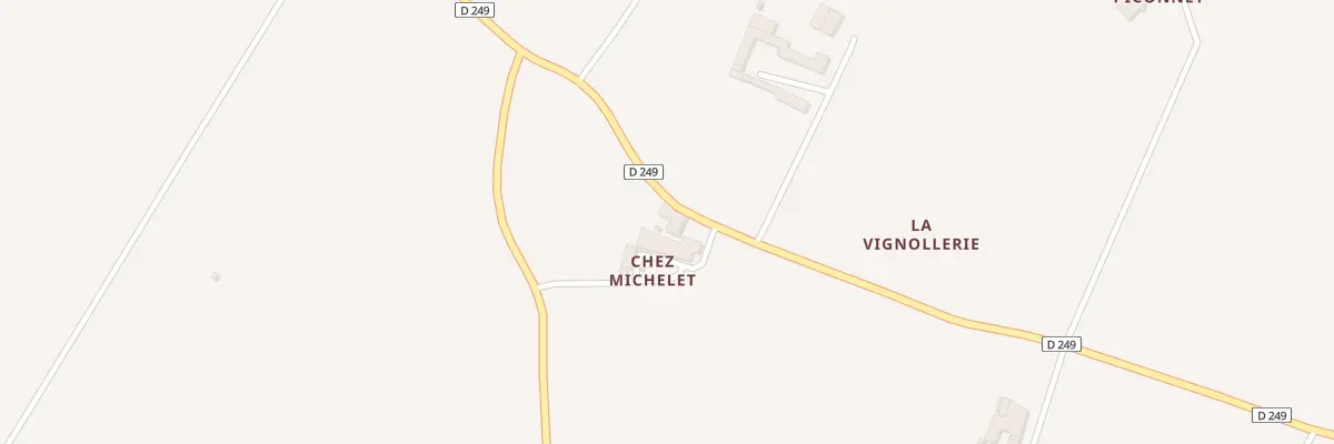 Plan du 2 Chez Michelet à Réaux sur Trèfle