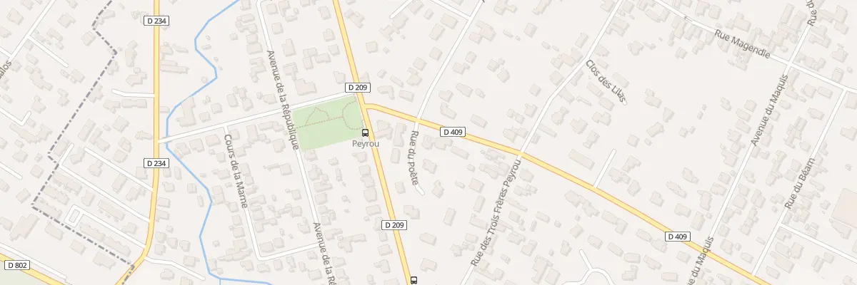 Plan du 1 Rue du Poète à Gelos