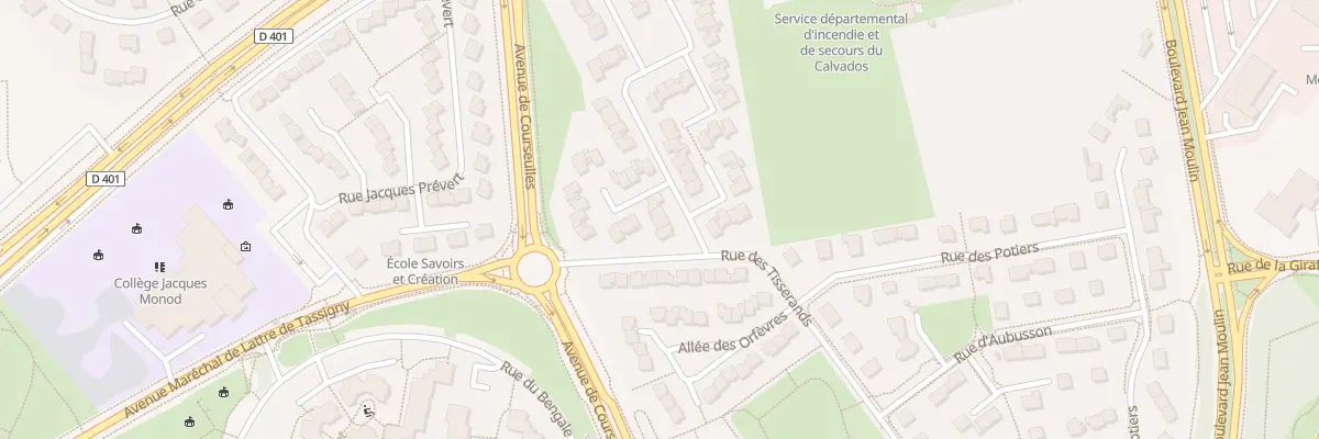 Plan du 3 Rue des Luthiers à Caen
