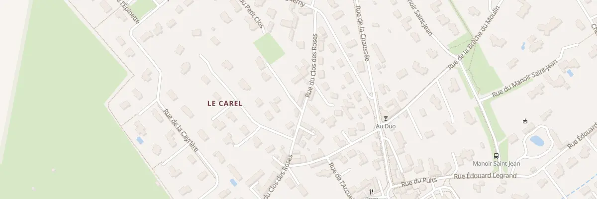 Plan du 21 Rue du Clos des Roses à Mathieu