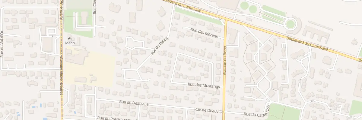 Plan du 9 Rue des Mustangs à Pau