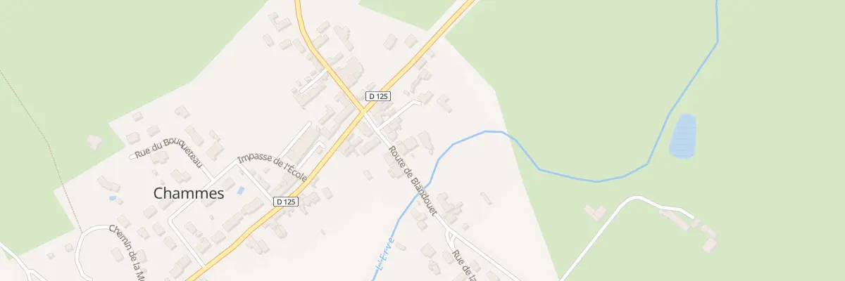 Plan du 11 Rte de Blandouet à Sainte-Suzanne-et-Chammes