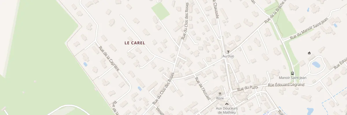 Plan du 13 Rue du Clos des Roses à Mathieu