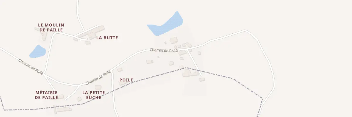 Plan du 858 Che de Poillé à Sainte-Gemmes-le-Robert