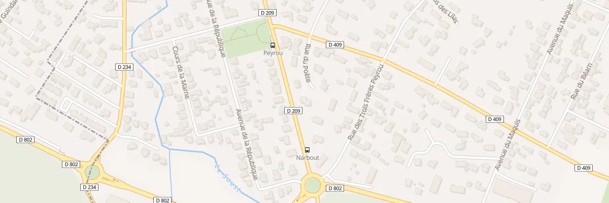 Plan du 10 Rue du Poète à Gelos