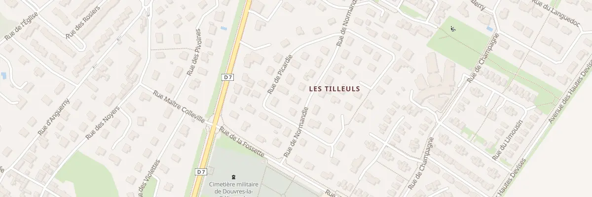 Plan du 38 Rue de Normandie à Douvres-la-Délivrande