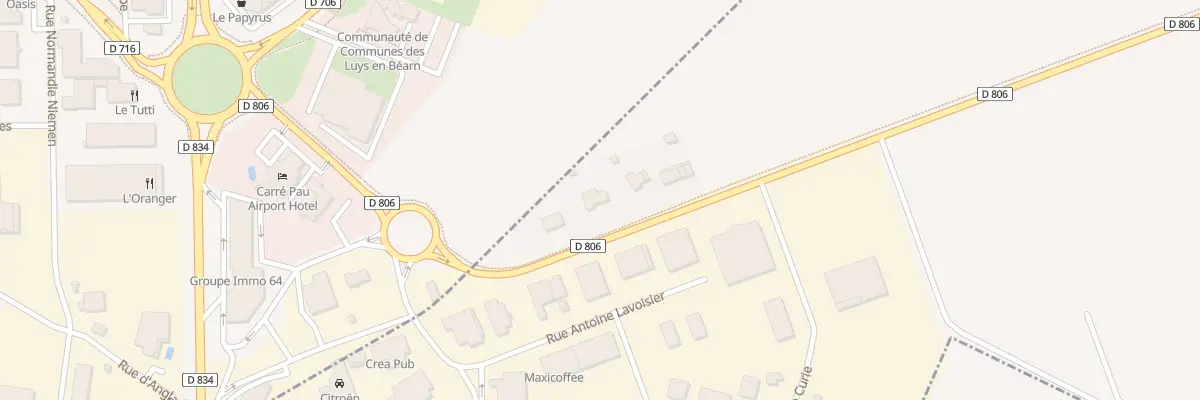 Plan du 44 Che de Pau à Montardon