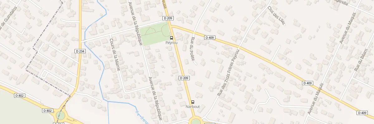 Plan du 8 Rue du Poète à Gelos