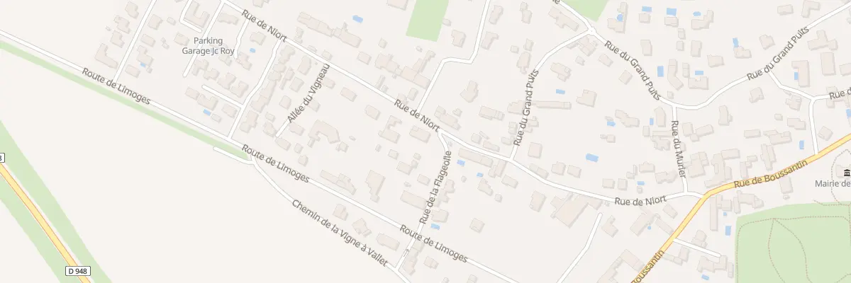 Plan du 33 Rue de Niort à Vouillé