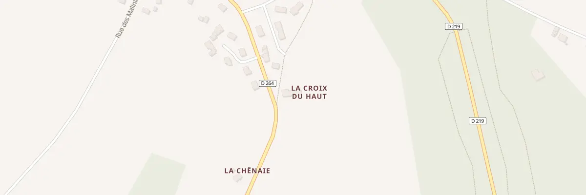 Plan du 1 La Croix du Houx au Ham