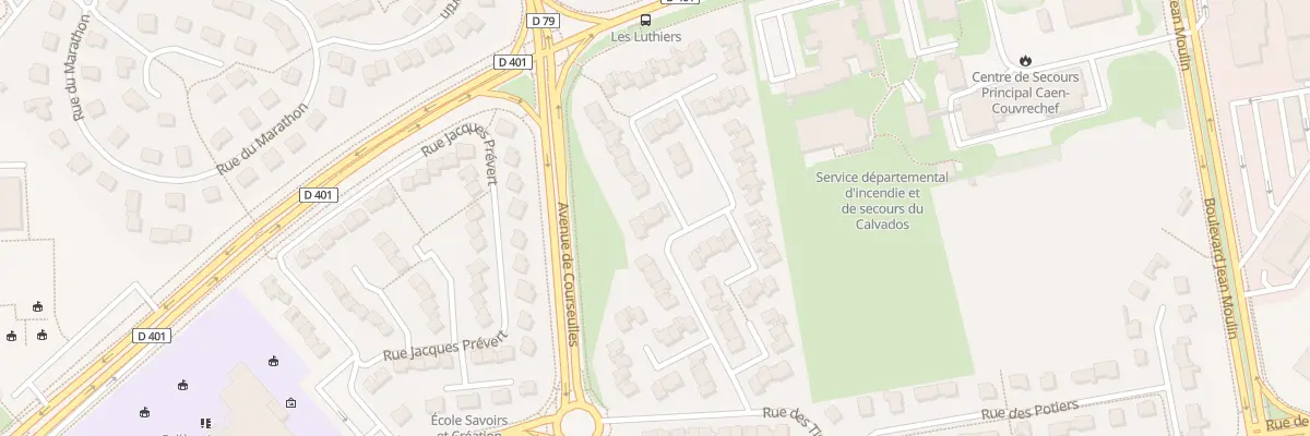 Plan du 41 Rue des Luthiers à Caen