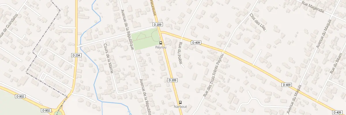 Plan du 6 Rue du Poète à Gelos