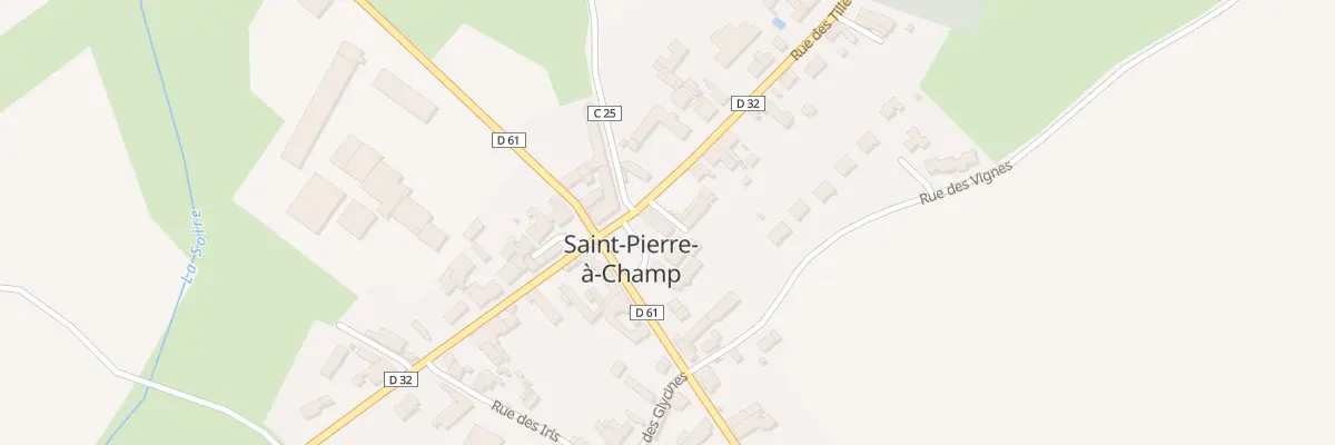 Plan du 2 Pl de l’Eglise Saint Pierre à Val en Vignes