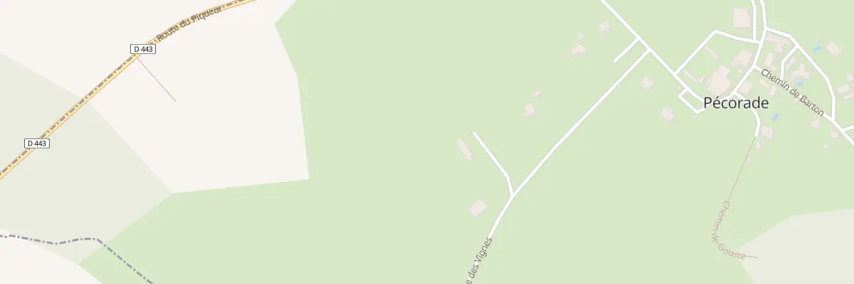 Plan du 245 Rte des Vignes à Pécorade
