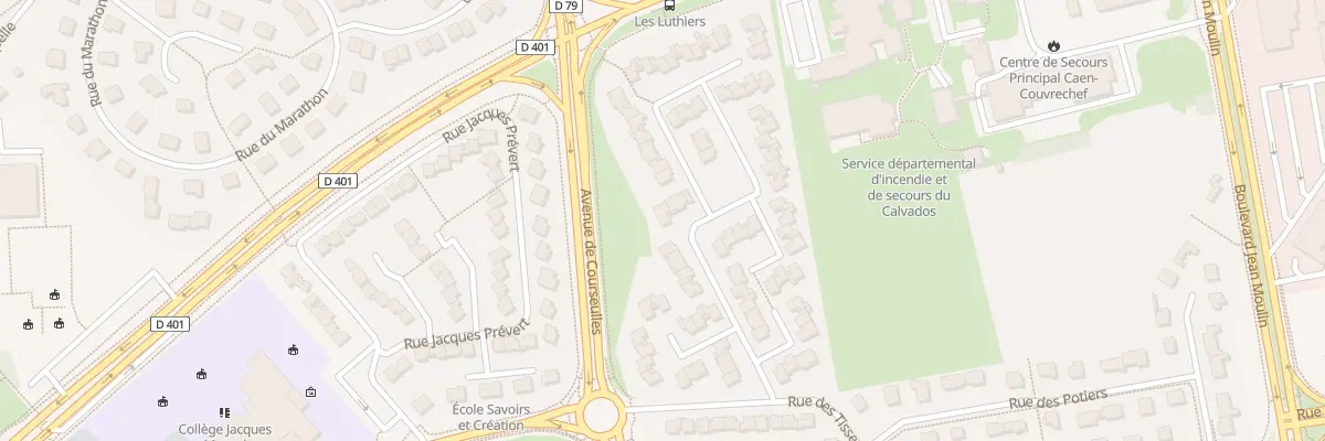 Plan du 39 Rue des Luthiers à Caen