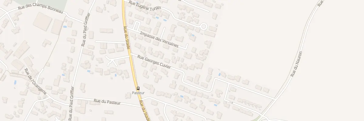 Plan du 25 Rue Georges Cuvier à Chauray