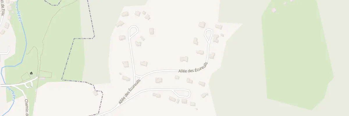 Plan du 13 All des Ecureuils à Bosdarros