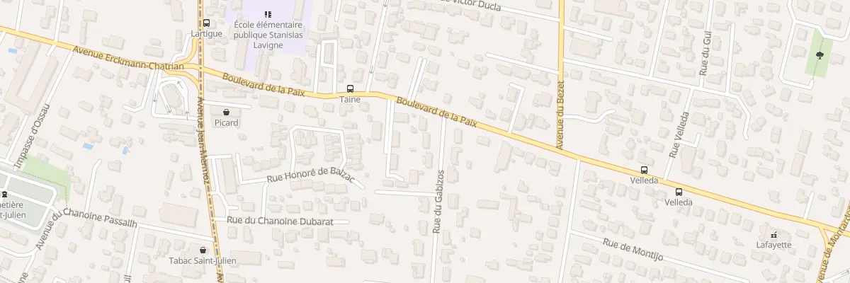 Plan du 13 Rue du Gabizos à Pau