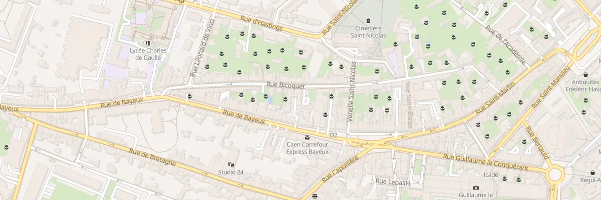 Plan du 22C Rue de Bayeux à Caen