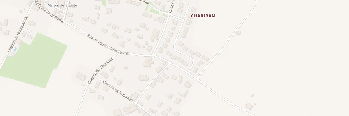 Plan du 16 Chabiran à Val de Virvée