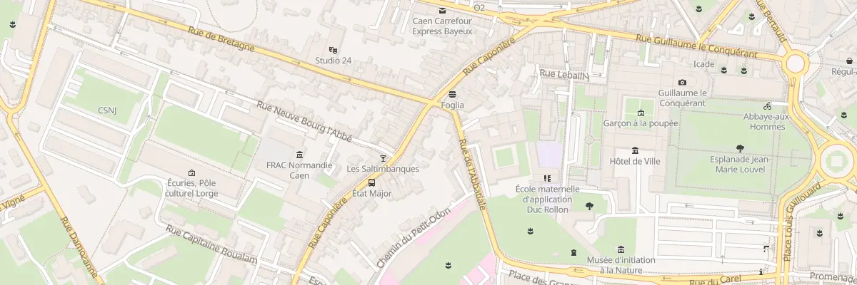 Plan du 41 Rue Caponière à Caen