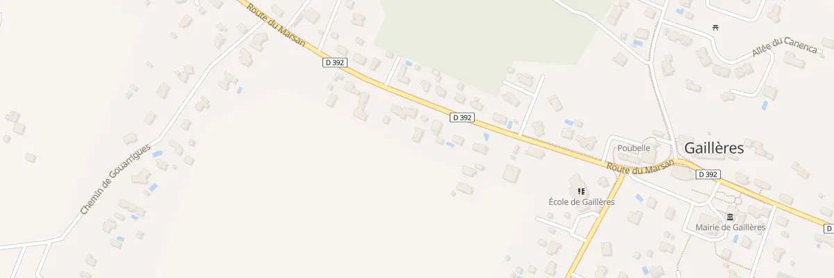 Plan du 317 Rte du Marsan à Gaillères