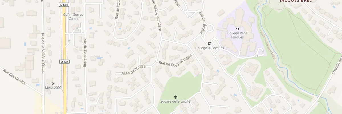 Plan du 5 Rue de l’Ayguelongue à Serres-Castet