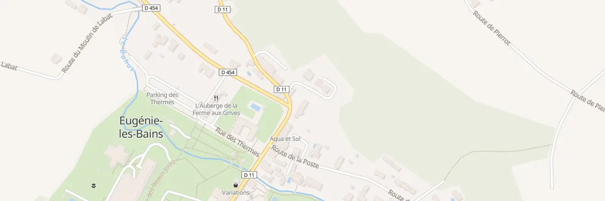 Plan du 1 Rue René Vielle à Eugénie-les-Bains