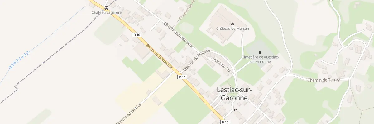 Plan du 35 Che de Marsan à Lestiac-sur-Garonne