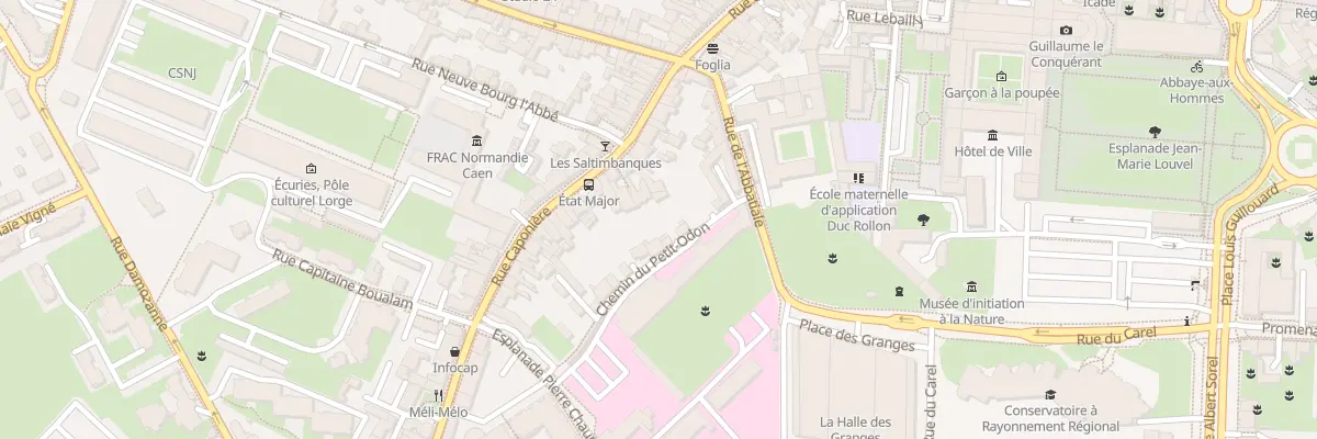 Plan du 51B Rue Caponière à Caen