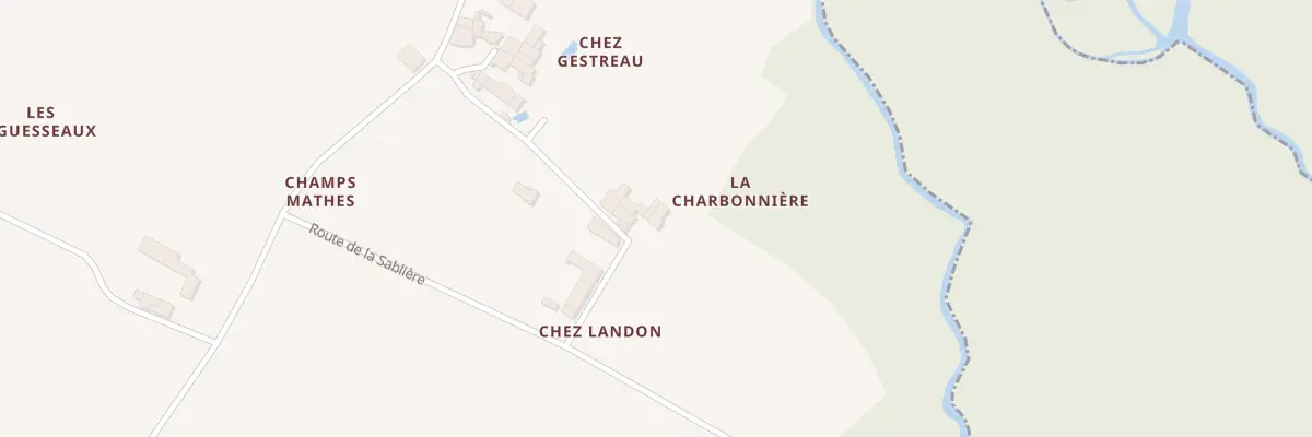 Plan du 17 Rte de Chez Landon à Migron