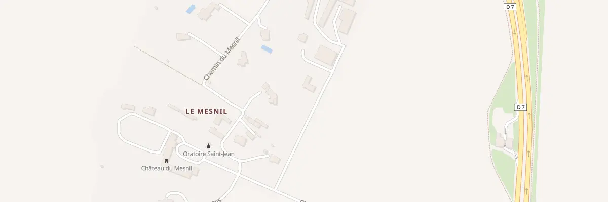 Plan du 35 Rue du Mesnil à Mathieu