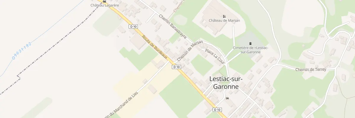 Plan du 3 Che de Marsan à Lestiac-sur-Garonne